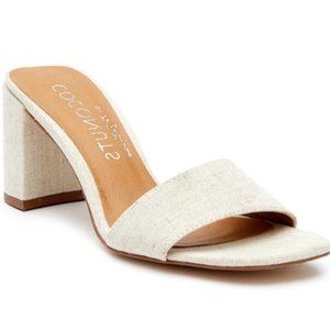 NWT Coconuts by Matisse Lanai Heel Natural Sandal